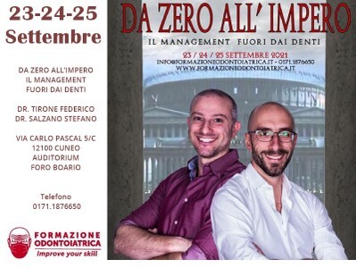Da zero all'impero - Il management fuori dai denti (Dr. Stefano Salzano e Dr. Federico Tirone)