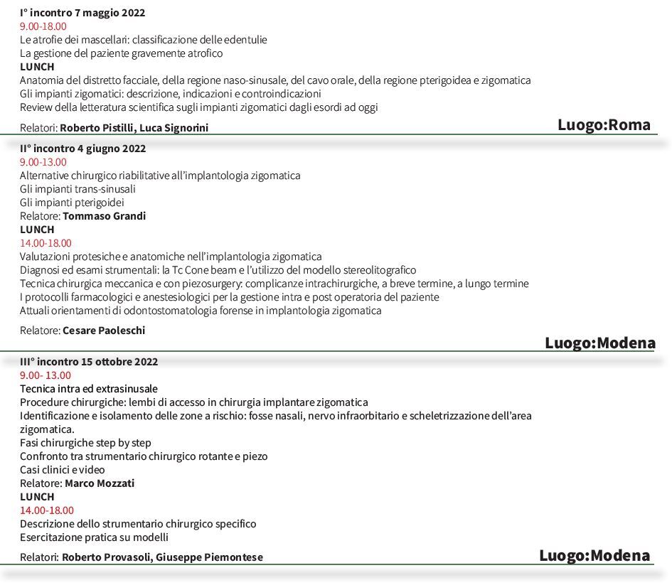 Corso 1 Unicamillus Roma