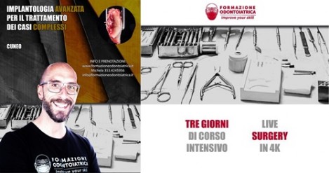 Implantologia avanzata per il trattamento dei casi complessi - dott. Federico Tirone