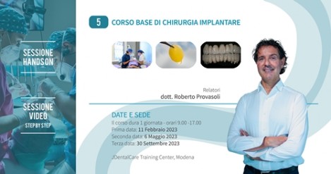 Corso base di chirurgia implantare