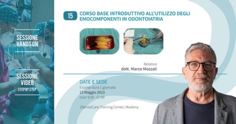 Corso base utilizzo emocomponenti in odontoiatria - dott. Marco Mozzati