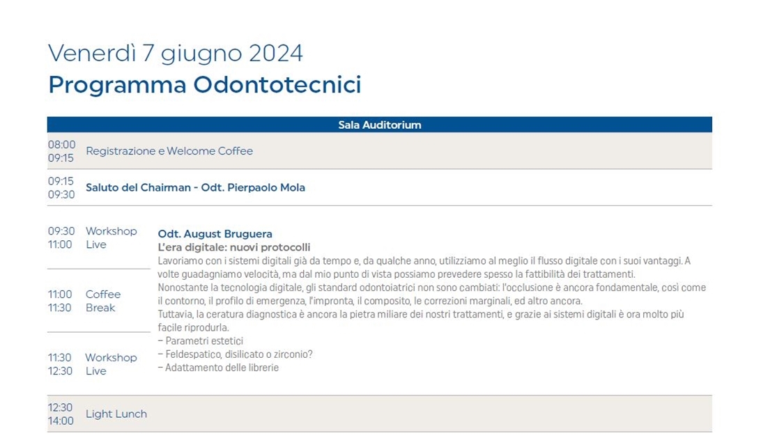 Programma 3 Ivoclar 2024 | Odontoiatria Italia